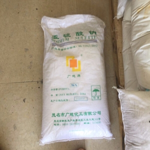 亞硫酸鈉，Na2SO3